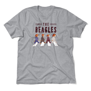 The Beagles Men/Unisex T-Shirt in Athletic Heather color
